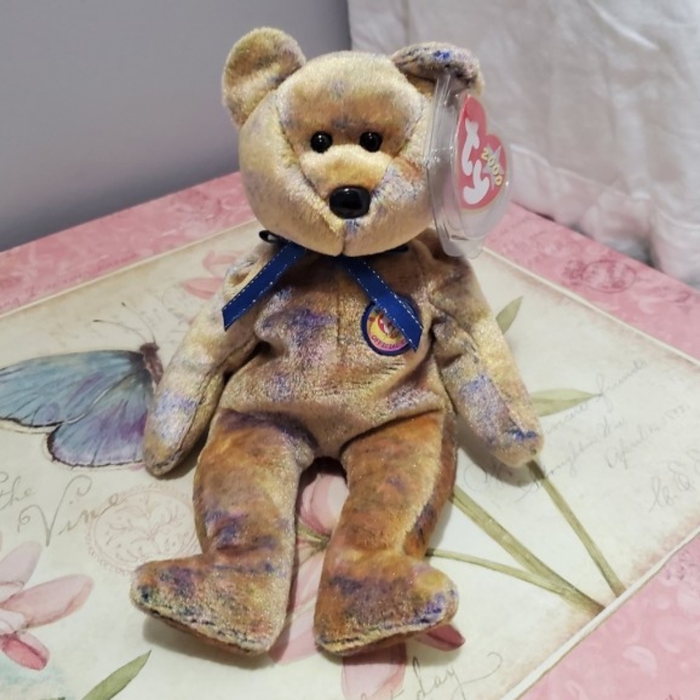 Vintage 2000 Clubby III beanie baby bear plush